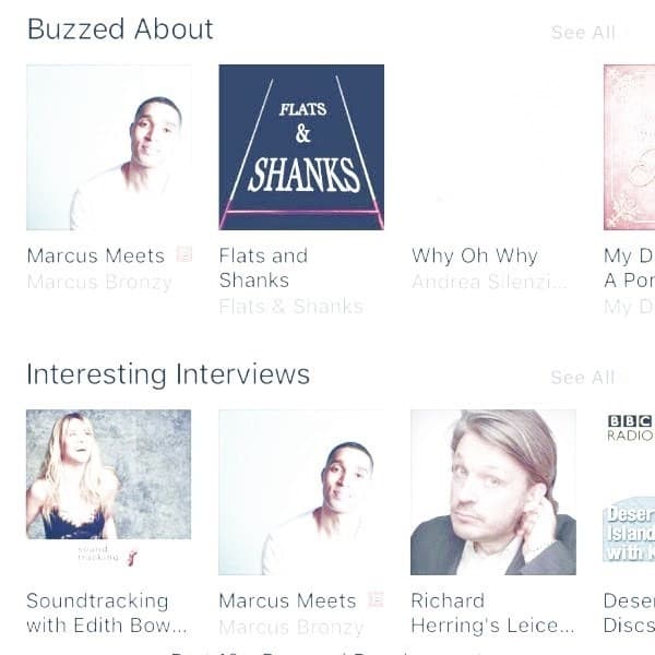 Marcus Meets featured in Buzzed About and Interesting Interviews